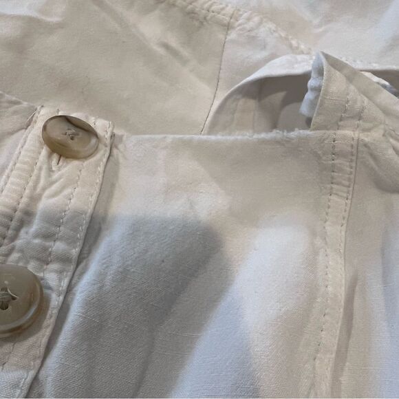 Banana Republic Linen Blend Button Down Dress size 6P - Picture 6 of 10